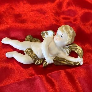 Vintage Angel Cherub Wall Decore Norcrest Japan